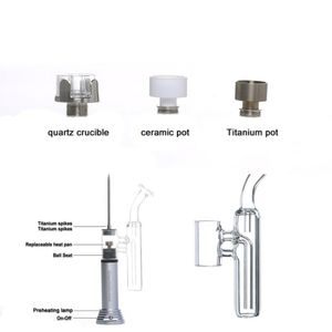 Portable ENail Rig 2500mAh Quartz Titanium Ceramic